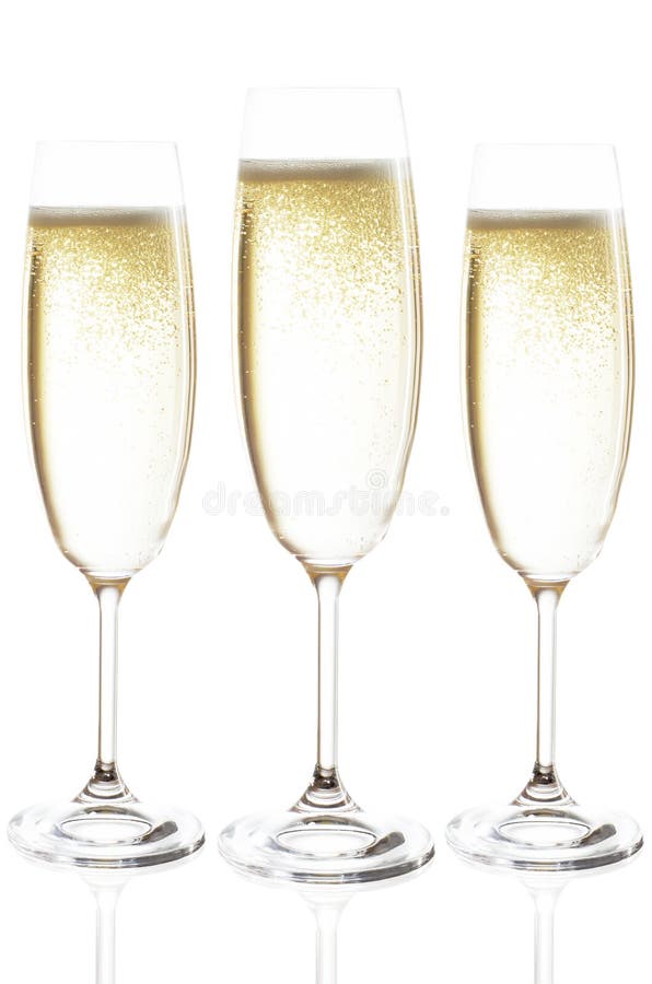 Champagne glasses stock photo. Image of glasses, gold 27460236