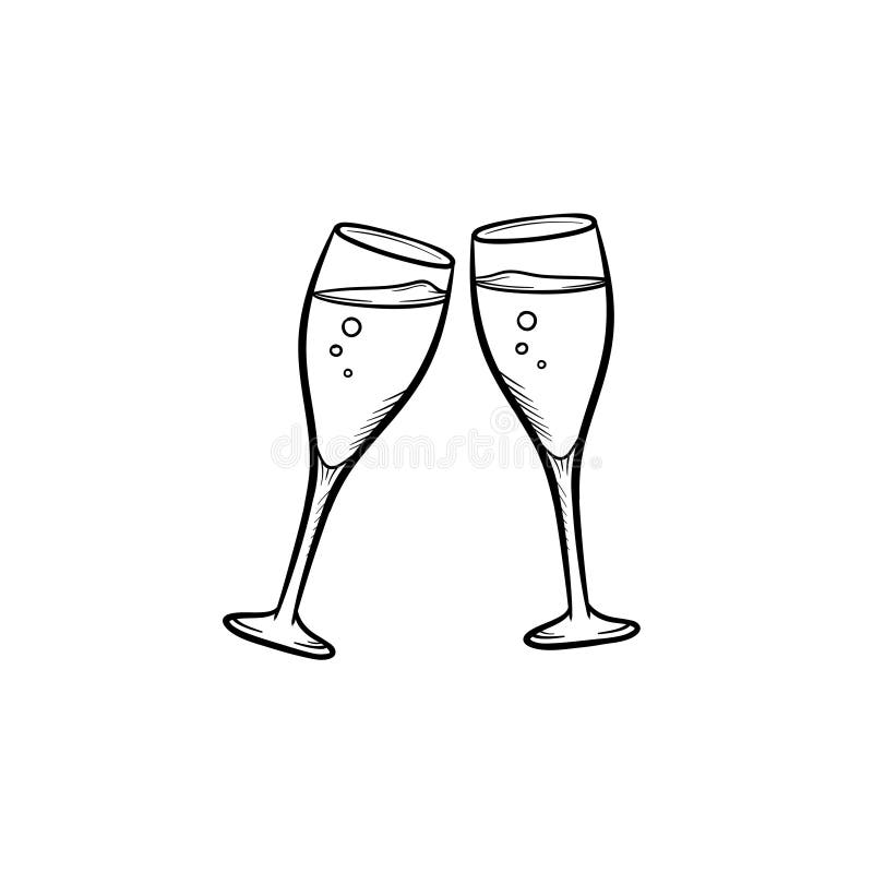 Free champagne glass - Vector Art