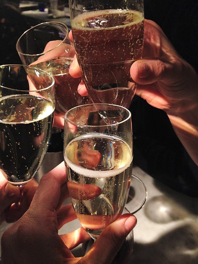 Champagne Glasses Party Celebrate Stock Image Image Of Celebrate Clinking 75604559