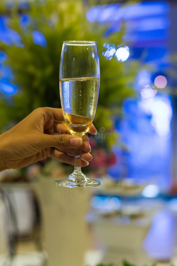Champagne glasses in party stock photo. Image of luxury 79418062