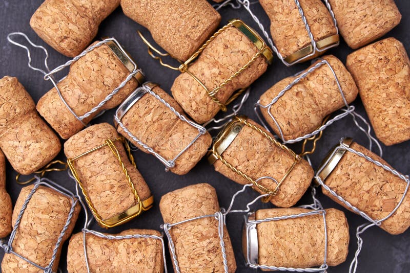 Champagne wine corks texture background ,top view stock photography Champagne wine corks texture background ,top view stock photography