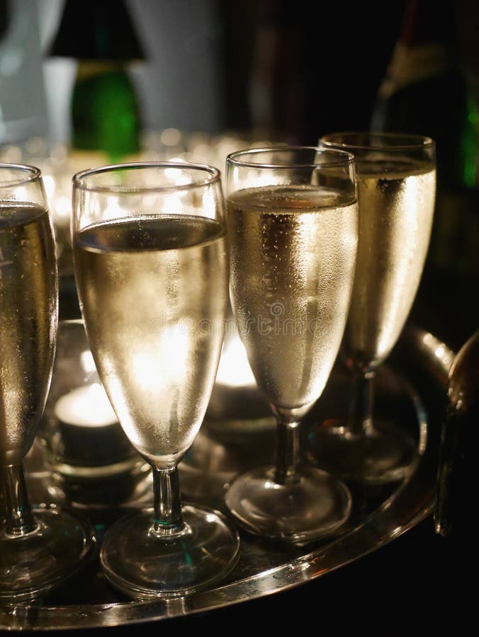 Champagner Glasses Celebration Stock Photo Image of expensive, solemn