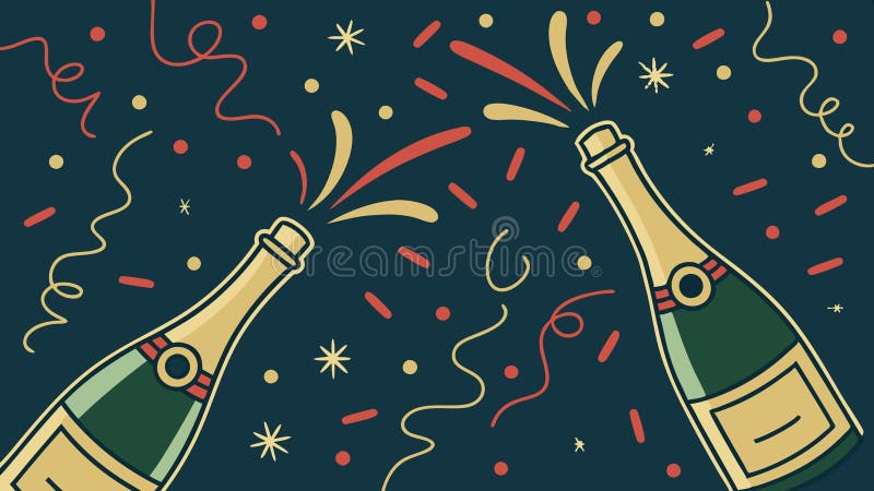 Champagnergläser Toasting Ecke feiern und feierliche Feier Vektor Design Generative AI. Champagnergläser Toasting in einer Ecke Design repräsentieren Feiern feierliche Feiern Toasts und den fröhlichen und feierlichen Akt des Toastens mit Champagner-Gläser für besondere Anlässe Vektordesign Generative AI