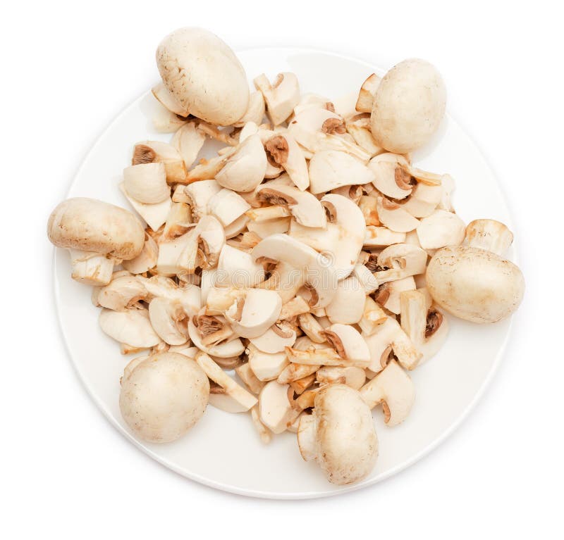 Champignons στο πιάτο στοκ φωτογραφίες με δικαίωμα ελεύθερης χρήσης Champignons στο πιάτο στοκ φωτογραφίες με δικαίωμα ελεύθερης χρήσης