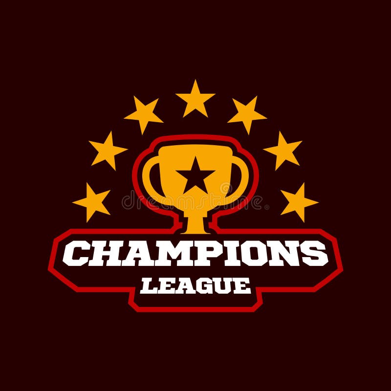 Champion Gold Cup. Vector Champion Sports League Logo Emblem Badge ...