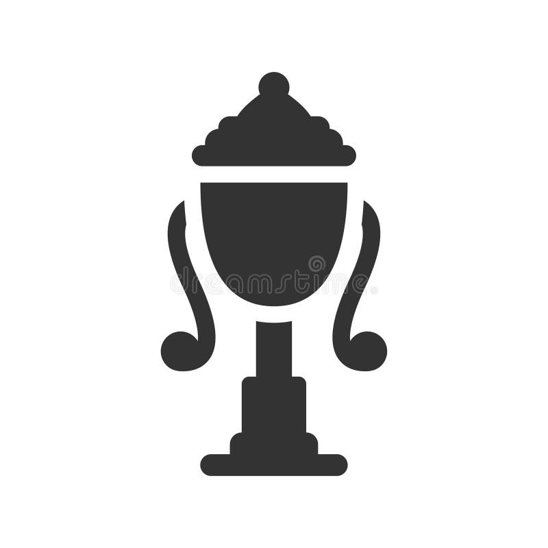 Champion trophy icon stock vector. Illustration of symbol 213764387