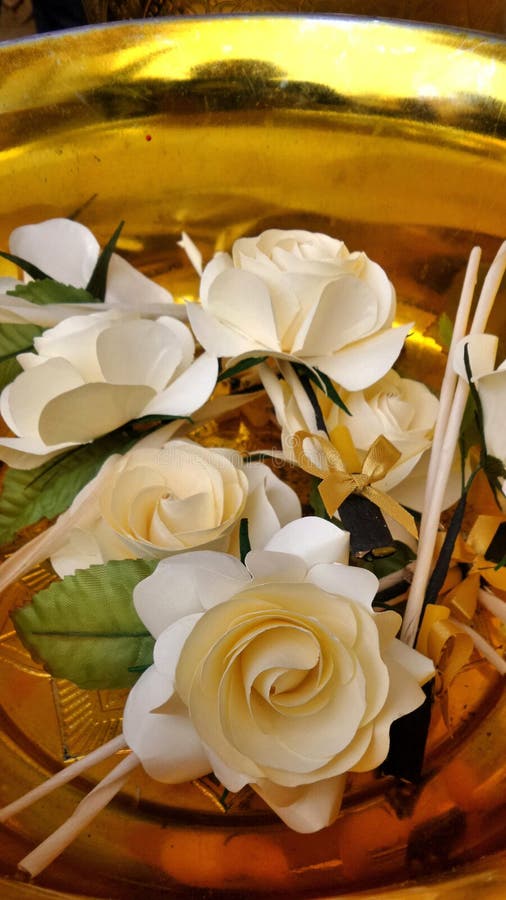 Chan Flowers for Cremation Ceremony in Thailand Stock Image Image of