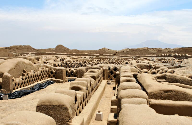 Chan Chan Ruins in modern day Peru. Chan Chan Ruins in modern day Peru