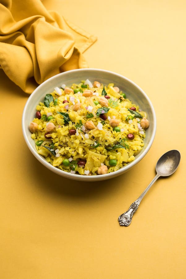 Chana Poha or Chickpea Pohe is a Protein Rich Breakfast Recipe from ...