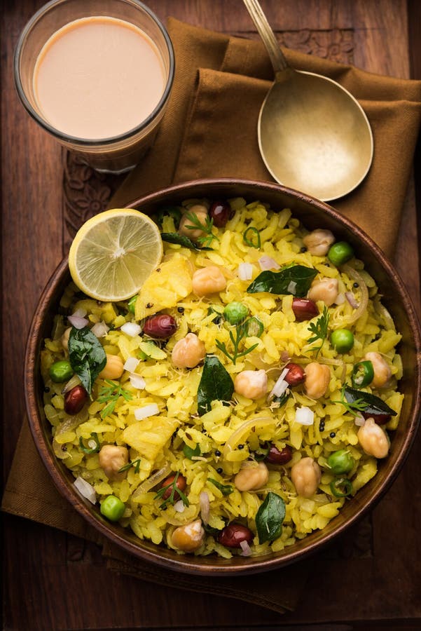 Chana Poha or Chickpea Pohe is a Protein Rich Breakfast Recipe from ...