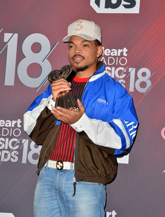 LOS ANGELES, CA. March 11, 2018: Chance The Rapper at the 2018 iHeartRadio Music Awards at The Forum..Â© 2018 Paul Smith/Featureflash