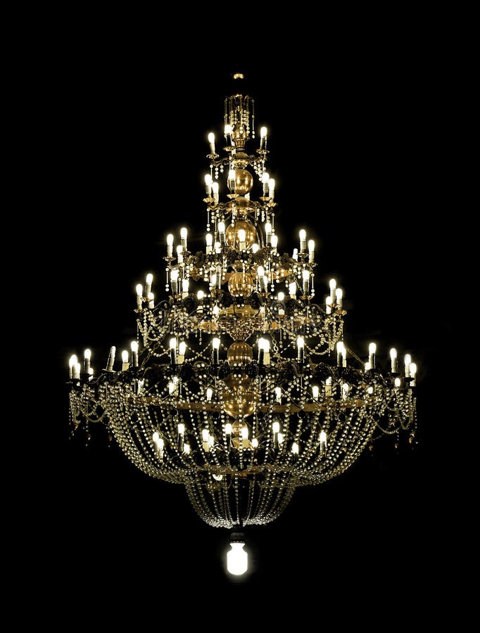 Chandelier stock image