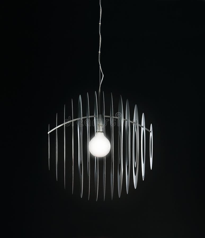 Chandelier on Black Background Stock Image Image of equipment