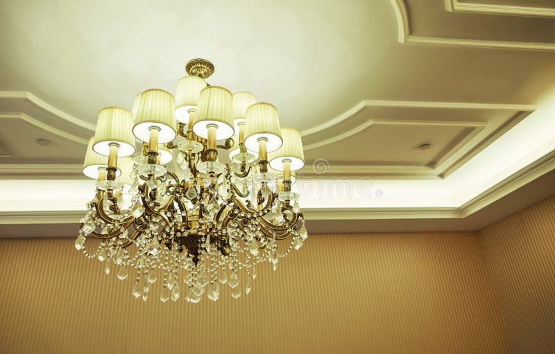 crystal chandelier room ceiling light lamp home lighting