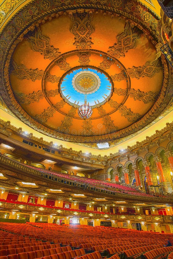 Fabulous Fox Theatre In St. Louis Editorial Stock Image - Image of blue, center: 113311304