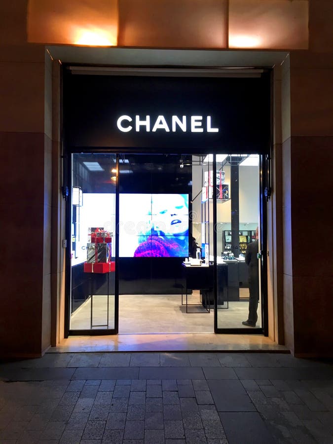 Loja Chanel No Shopping Do Milênio Em Orlando Florida Fotografia