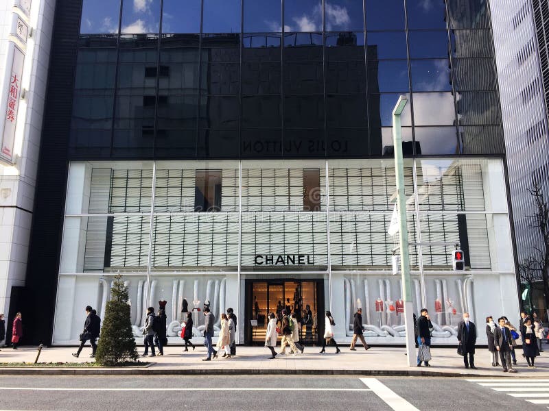 Chanel Store in Ginza,Tokyo Editorial Stock Image - Image of asian,  clothes: 92397514