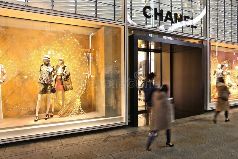 Chanel store, Japan editorial stock photo. Image of brand - 194494068