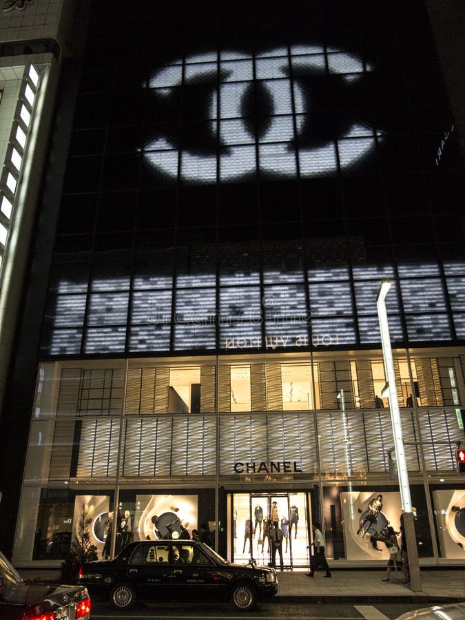 Chanel store in Tokyo editorial stock photo. Image of chanel - 34583553