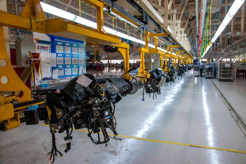 Changan Automobile Beijing Branch Changan car instrument panel assembly line