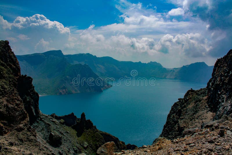 Changbai Mountain tianchi stock photo Changbai Mountain tianchi stock photo