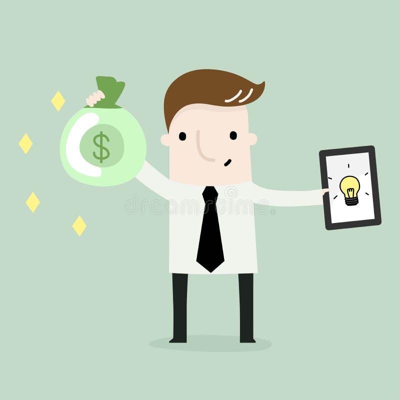 Change ideas into income vector illustration