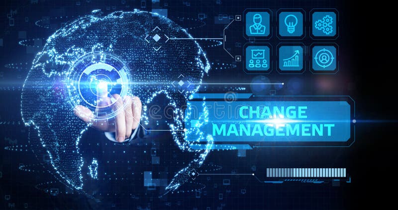 CHANGE MANAGEMENT, business concept. Business, Technology, Internet and network concept royalty free stock images
