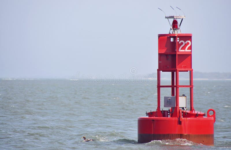 Channel Marker Buoy stock image. Image of buoy, ocean, float 927215
