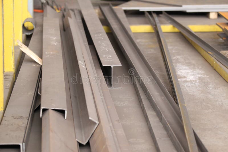 Channel stock image. Image of metal, manufactory, flooring 47687565