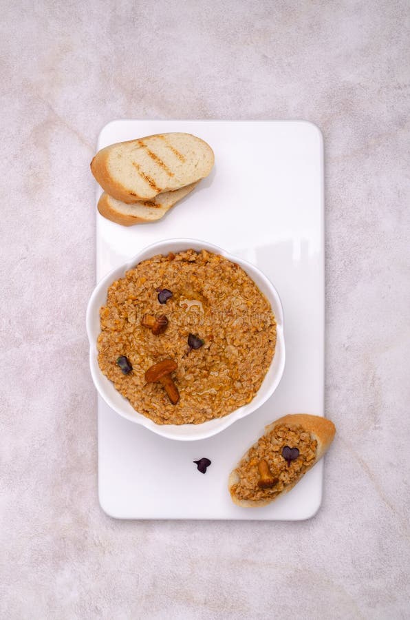 Chanterelle mushrooms pate stock image. Image of healthy 273943993