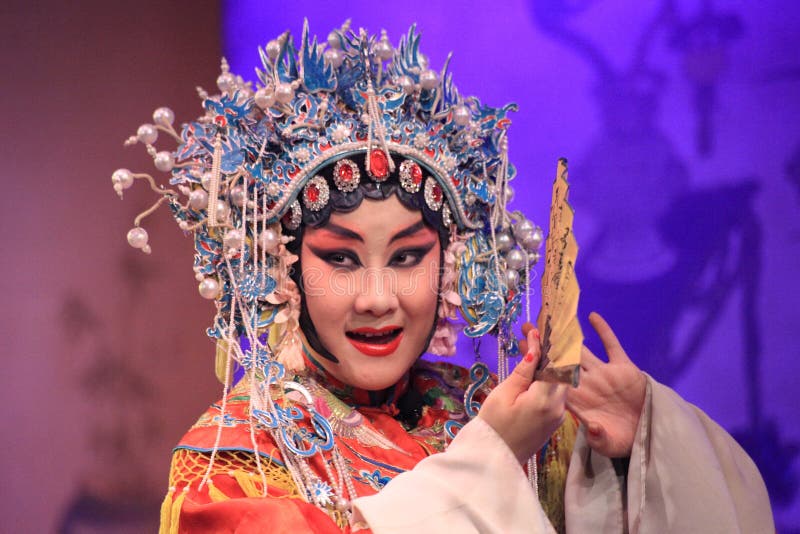 Chanteur chinois d'opéra de Pékin images libres de droits Chanteur chinois d'opéra de Pékin images libres de droits