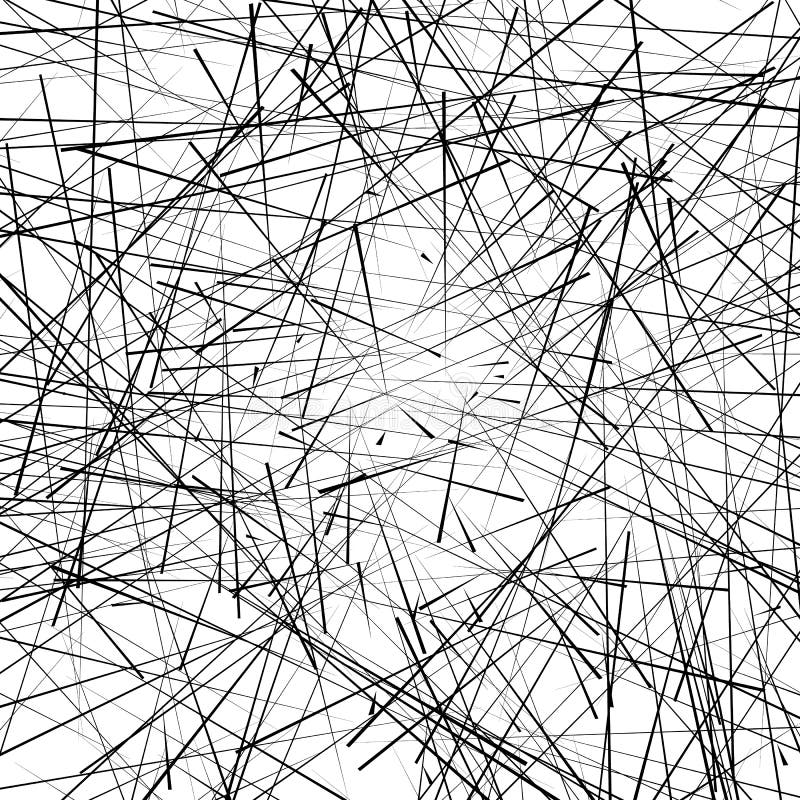 Chaotic Irregular, Random, Scattered Lines Artistic Geometric Im Stock ...