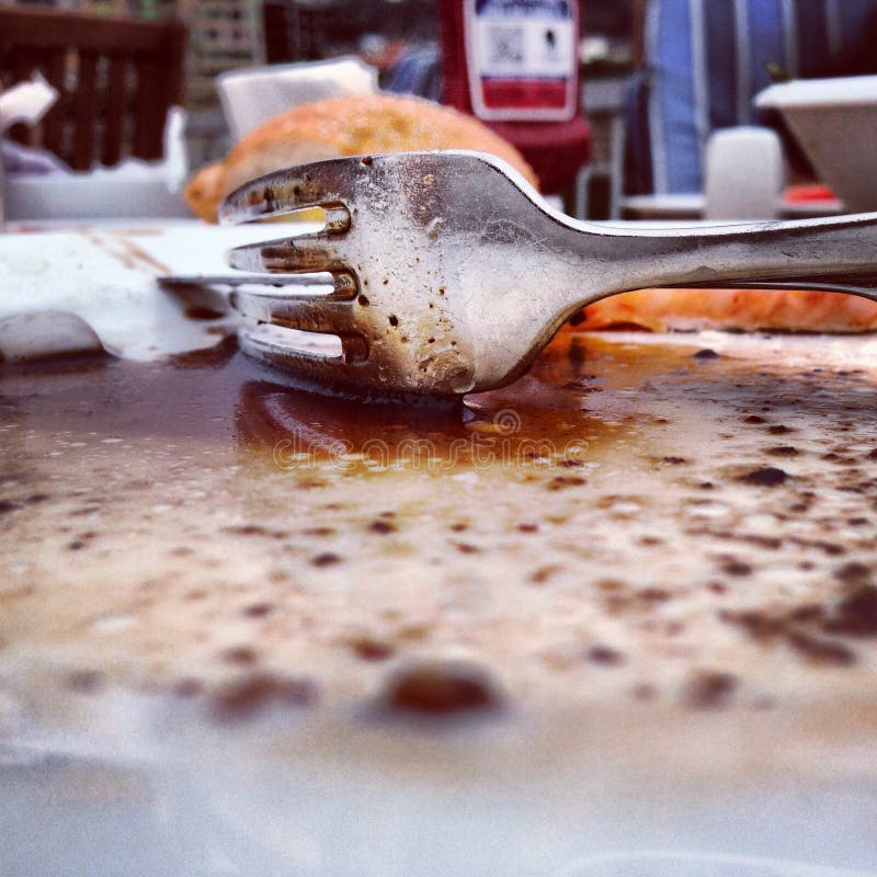 Chaotic land stock image