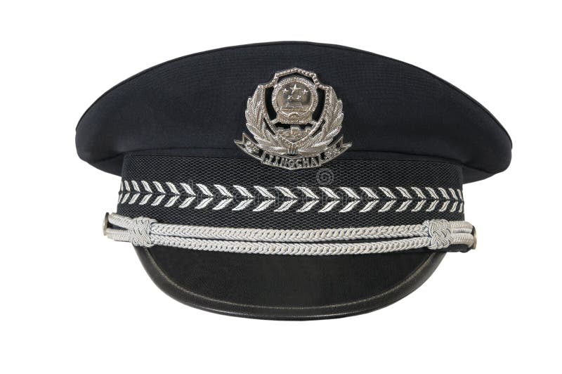 Chapéu Da Polícia Agente Da Polícia De China Imagem de Stock - Imagem de  recorte, cabo: 42782461