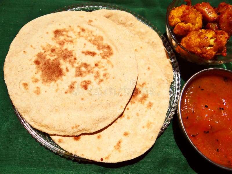Chapati indiskt bröd arkivfoton Chapati indiskt bröd arkivfoton