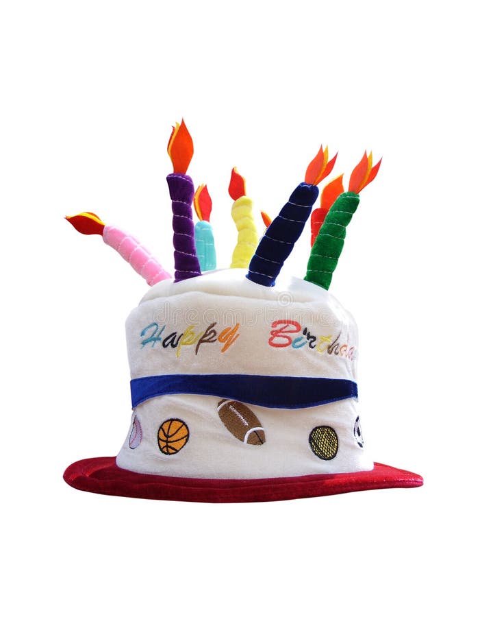 Chapeau d'anniversaire image stock. Image du blanc, anniversaire 17882883