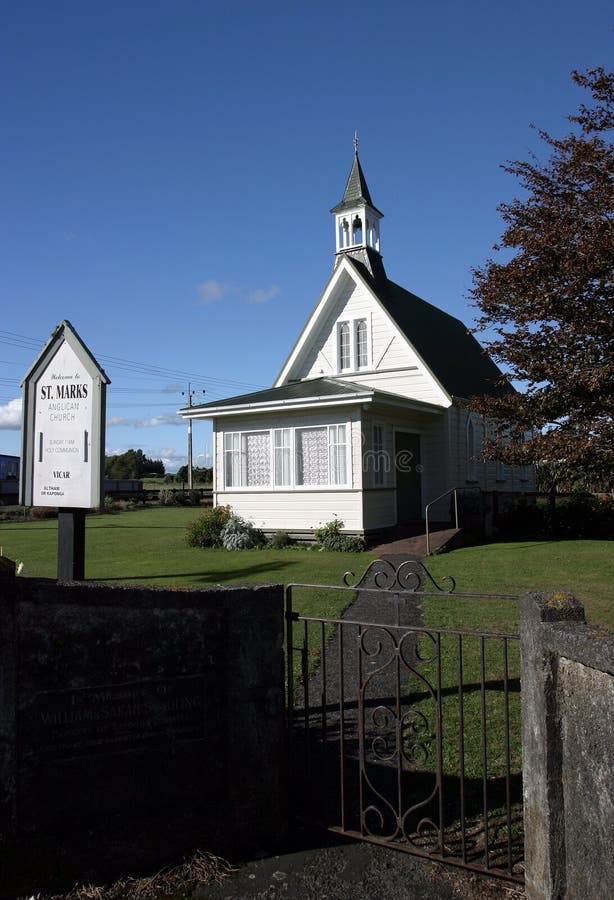Trinity Methodist Church on Clive Square Gardens, Napier, New Zealand Stock Photo Image of