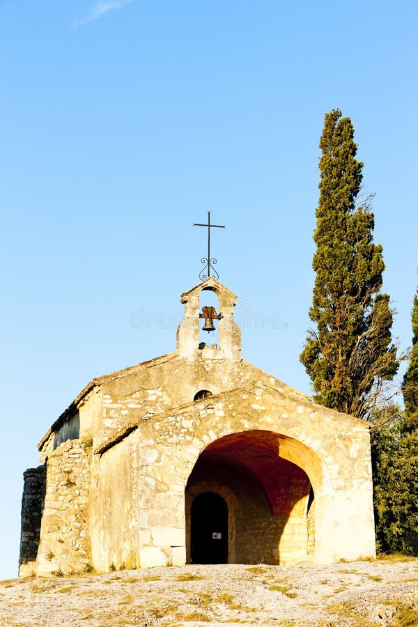 Chapel St. Sixte, Provence stock photo. Image of provence 27009678