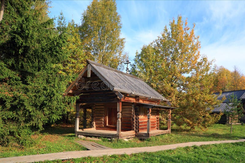 Chapel in village