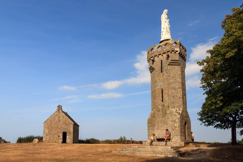 Chapelle Saint-Michel du Mont Dol στοκ εικόνα Chapelle Saint-Michel du Mont Dol στοκ εικόνα