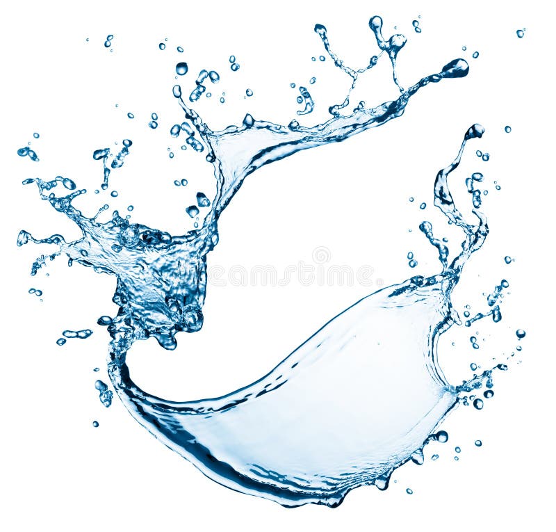Chapoteo del agua azul imágenes de archivo libres de regalías Chapoteo del agua azul imágenes de archivo libres de regalías