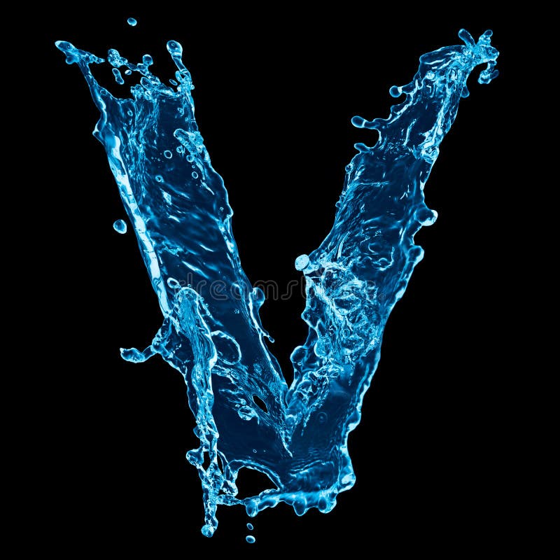 Chapoteo del agua de la carta V