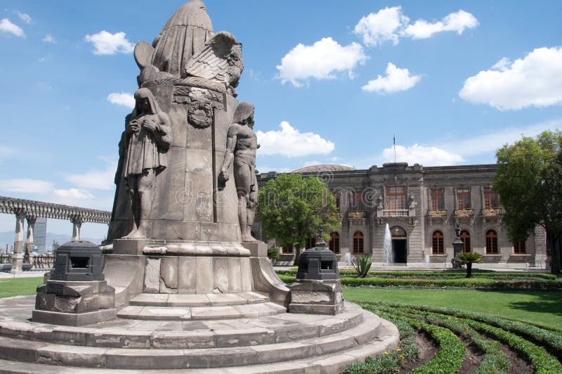 Chapultepec castle, Mexico city royalty free stock photos Chapultepec castle, Mexico city royalty free stock photos
