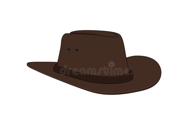 Chapéu de cowboy ilustração stock