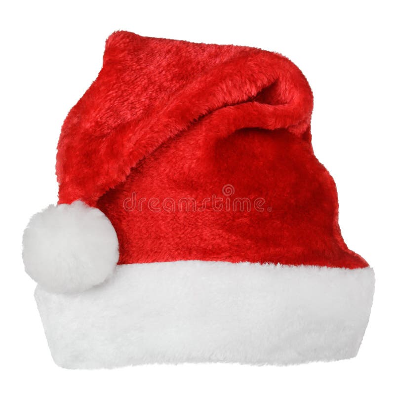 Chapéu do vermelho de Santa Claus foto de stock royalty free Chapéu do vermelho de Santa Claus foto de stock royalty free