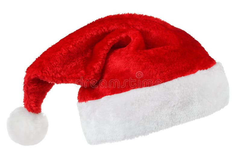 Chapéu do vermelho de Santa Claus imagem de stock Chapéu do vermelho de Santa Claus imagem de stock