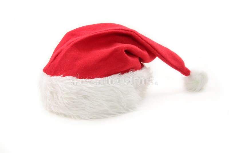 Chapéu vermelho peludo de Santa