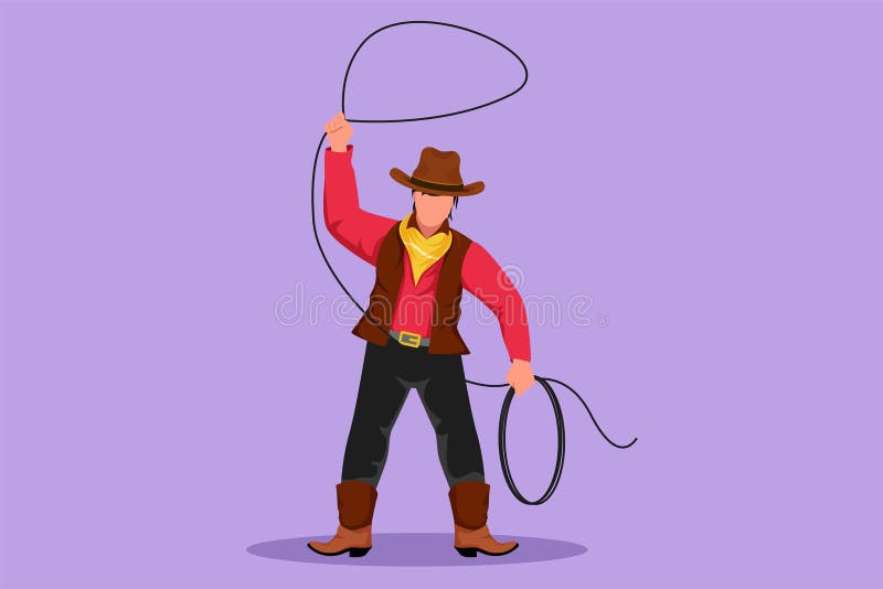 Lasso Cartoon Icon Stock Illustration - Download Image Now - Lasso, Cowboy,  Rope - iStock