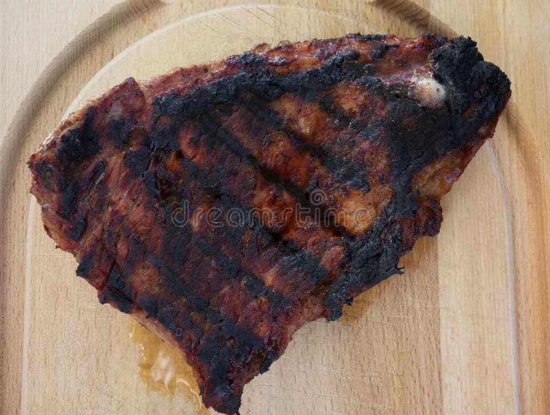 Charbroiled-Steak stockbild Charbroiled-Steak stockbild