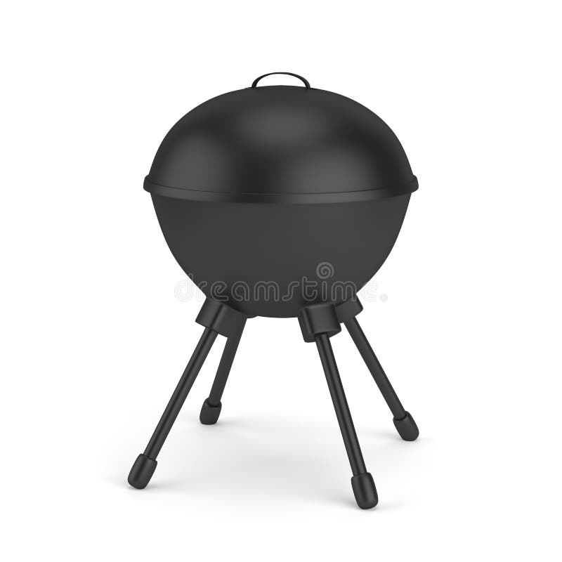 Charcoal kettle barbecue grill